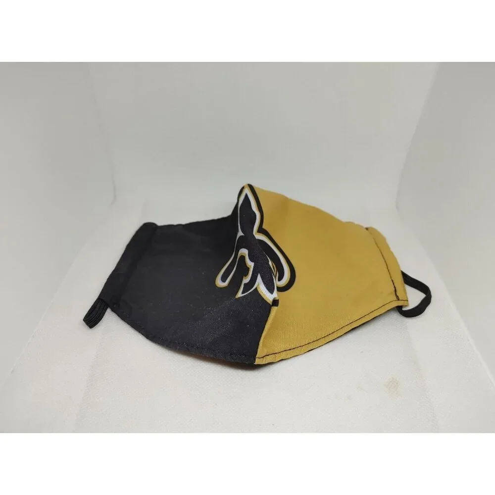 New Orleans Saints FACE MASK 1 pk Youth NFL official face Cover Hand washable